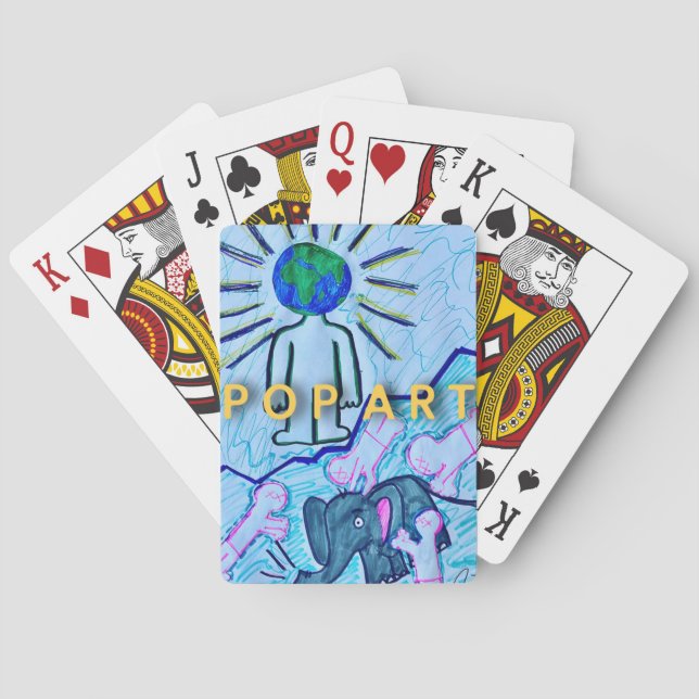 Jeu De Cartes Cartes de lecture "Pop Art" (dos)