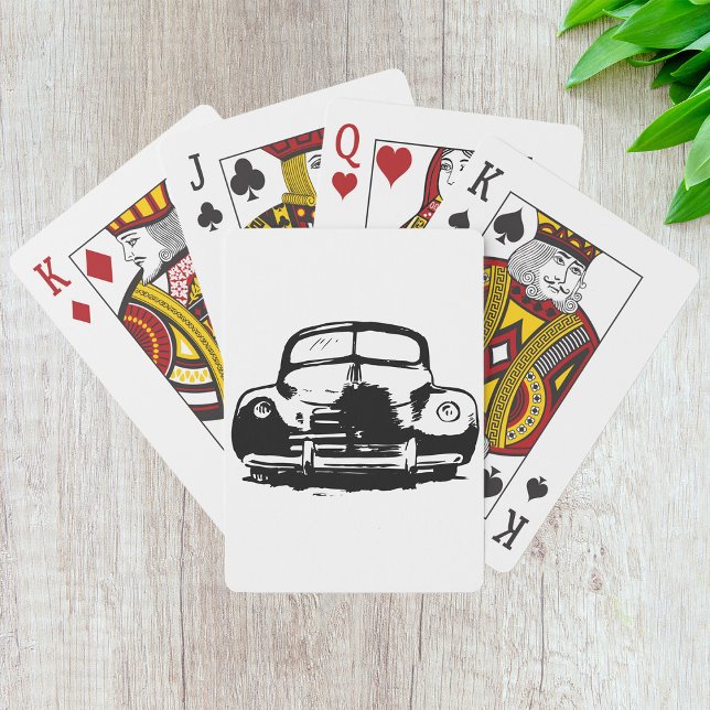 Jeu De Cartes Cartes De Lecture Rétro Voiture (Créateur téléchargé)
