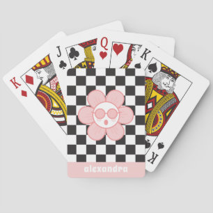 Jeu De Cartes Cartes de lecture rose mignon personnalisées