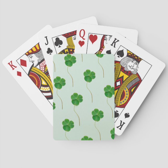 Jeu De Cartes Cartes de lecture shamrock (dos)