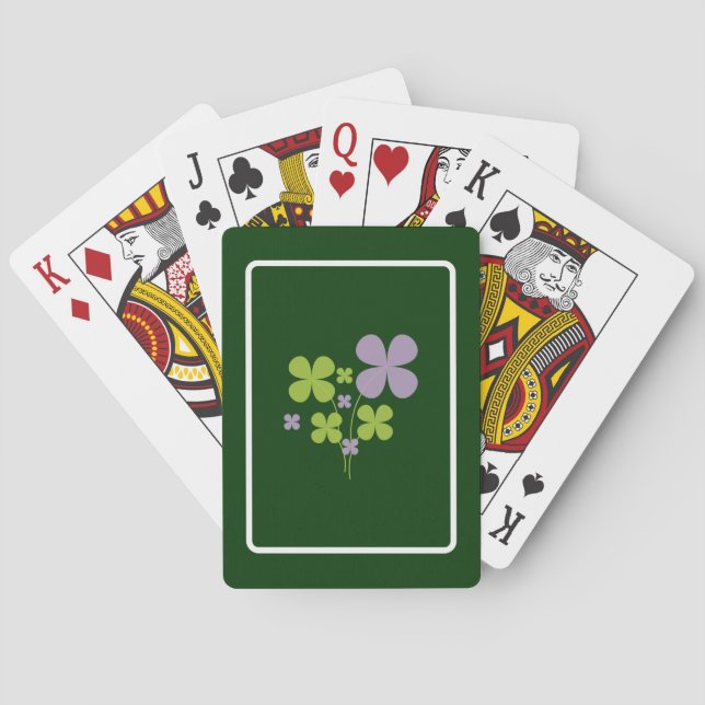 Jeu De Cartes Cartes de lecture shamrock (dos)