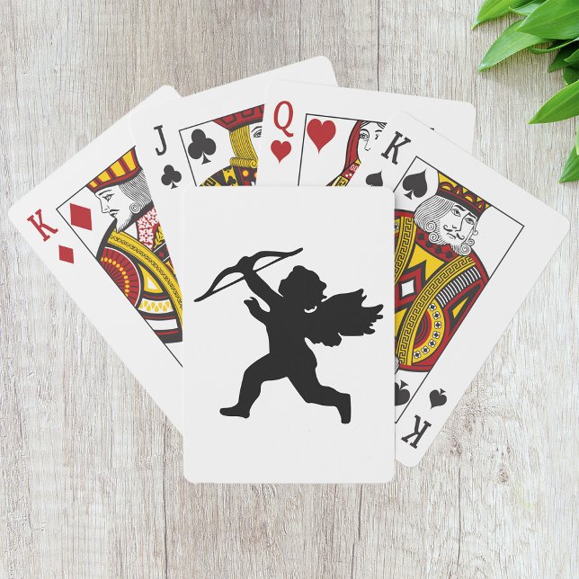 Jeu De Cartes Cartes de lecture Silhouette Cupide (Créateur téléchargé)