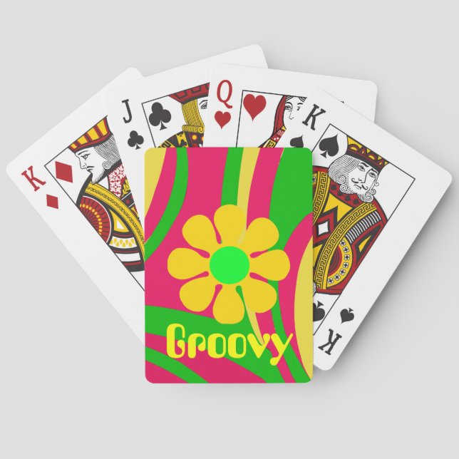 Jeu De Cartes Cartes de lecture super de puissance psychédélique (dos)