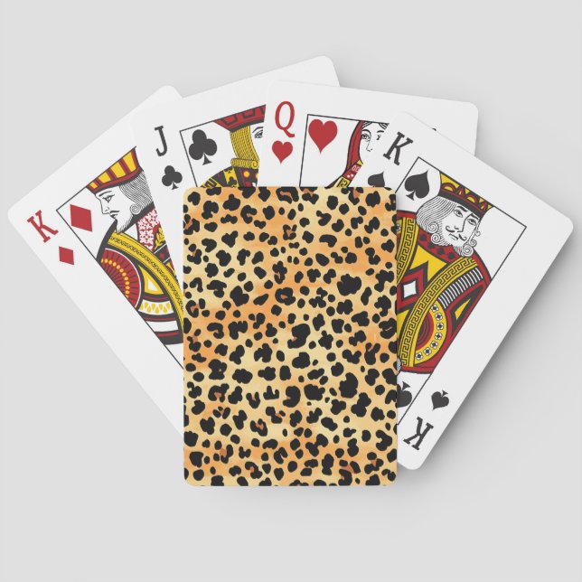 Jeu De Cartes Cartes de lecture Tiger Print (dos)
