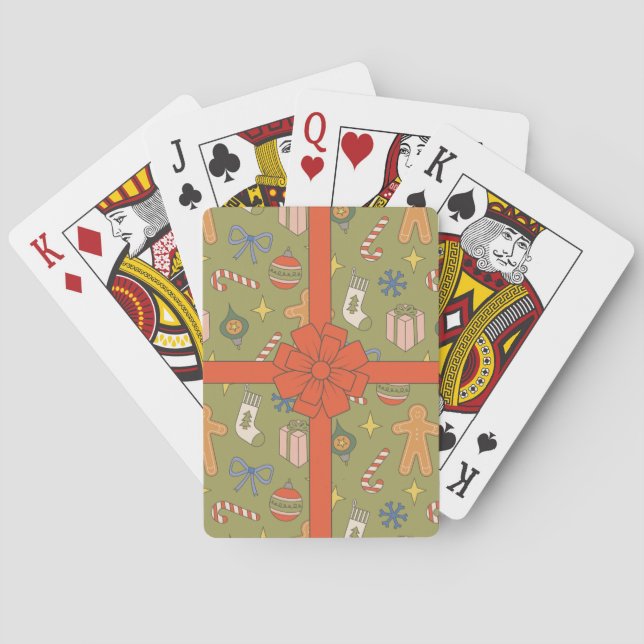 Jeu De Cartes Cartes de Noël (dos)