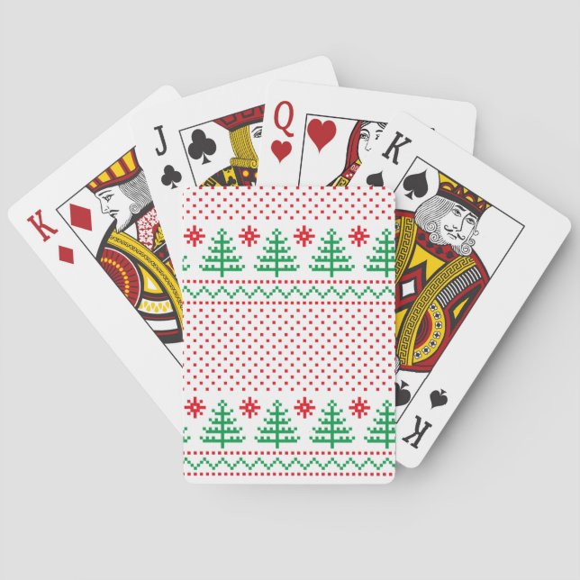 Jeu De Cartes Cartes de Noël (dos)