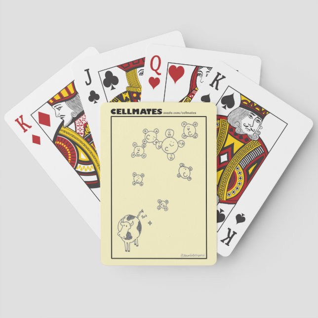 Jeu De Cartes Cartes de pet (dos)