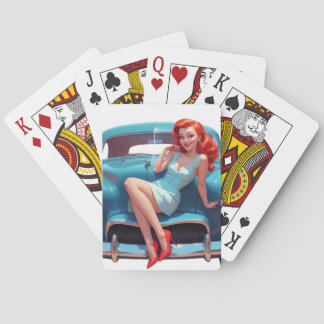 Jeu De Cartes Cartes de Poker Art Pin-Up