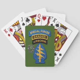 Jeu De Cartes Cartes de poker Berets verts des forces spéciales