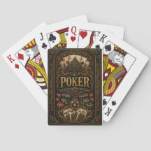 Cartes de poker de luxe pour jouer