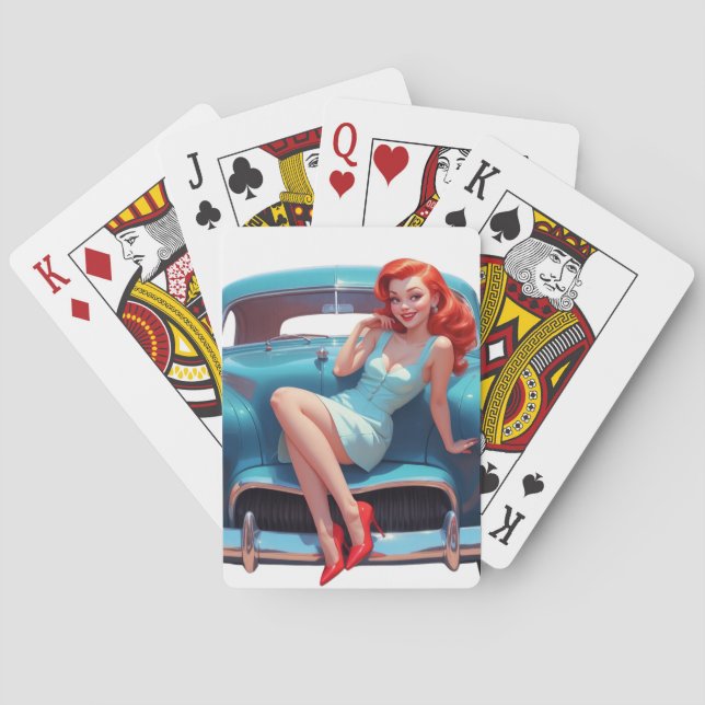 Jeu De Cartes Cartes de Poker Pin-Up Art (dos)