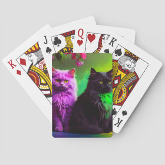 Jeu De Cartes Cartes de poker pour Amoureux des chats
