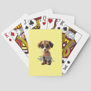 Jeu De Cartes Cartes de Poker pour chiot mignonnes