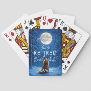 Jeu De Cartes Cartes de retraite amusantes Personnalisation su
