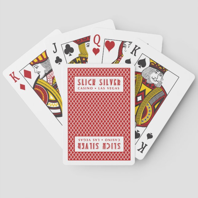 Jeu De Cartes Cartes de Slick Silver (dos)