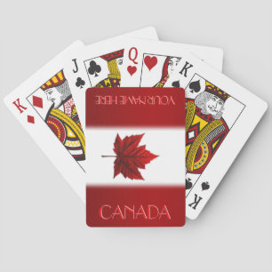 Jeu De Cartes Cartes de souvenir du drapeau du Canada