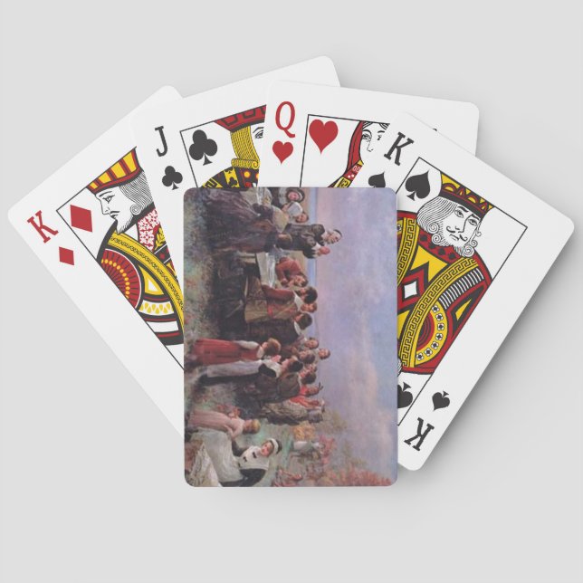Jeu De Cartes Cartes de Thanksgiving. (dos)