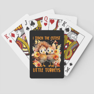 Jeu De Cartes Cartes de Thanksgiving pour enseignants