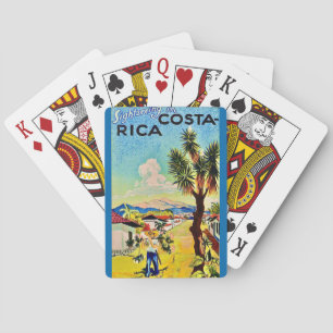 Jeu De Cartes Cartes de visite touristique du Costa Rica