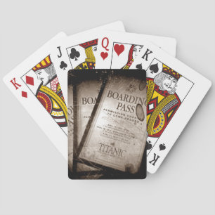 Jeu De Cartes Cartes d'embarquement de RMS Titanic