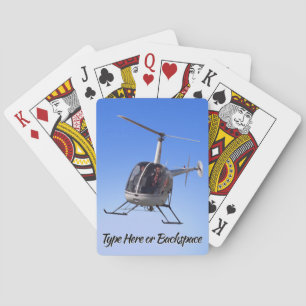 Jeu De Cartes Cartes d'hélicoptères volant des cartes d'hélicopt