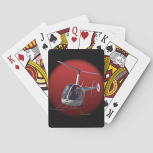 Jeu De Cartes Cartes d'hélicoptères volant des cartes d'hélicopt