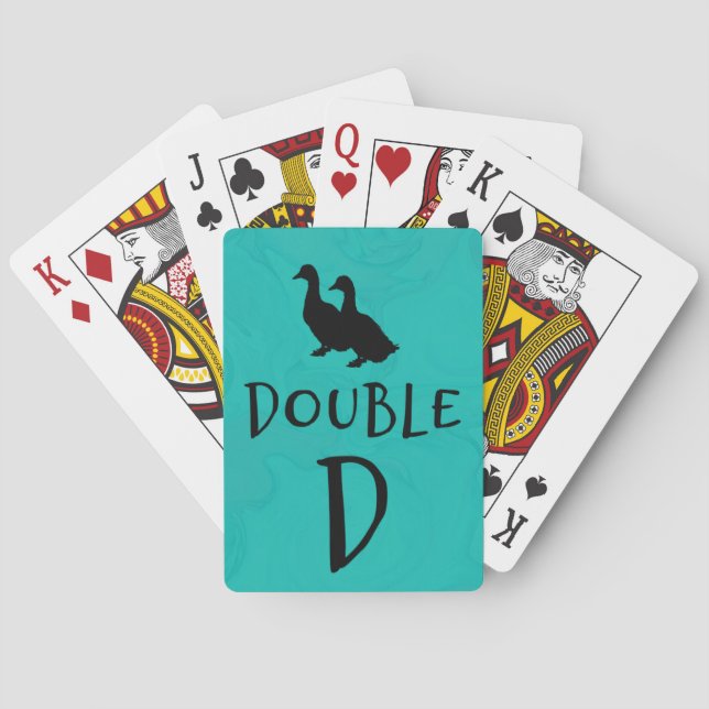 Jeu De Cartes Cartes Double D Nerts (dos)