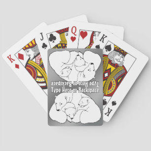 Jeu De Cartes Cartes d'ours polaires Cartes personnalisées de je
