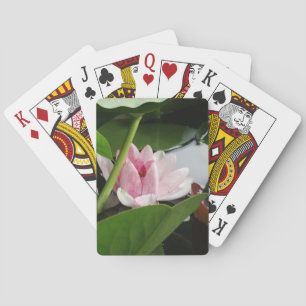 Jeu De Cartes Cartes Fleur Lotus Rose