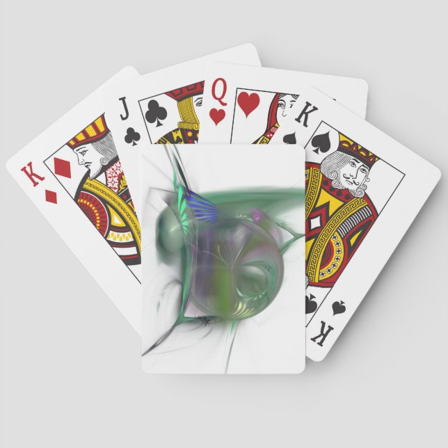 Jeu De Cartes Cartes image fractales (dos)