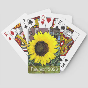 Jeu De Cartes Cartes Jouer Tournesol Jaune