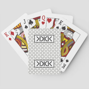 Jeu De Cartes Cartes noires de tisonnier de bicyclette de KDICK