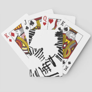 Jeu De Cartes Cartes noires et blanches