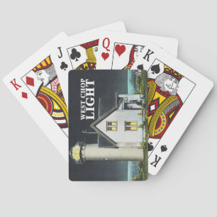 Jeu De Cartes Cartes occidentales de lumière de côtelette (île
