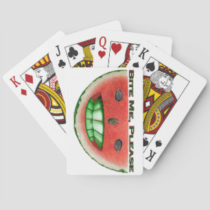 Jeu De Cartes Cartes Pastèque Mords Moi