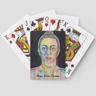 Jeu De Cartes Cartes personnalisées avec art original Abstrait