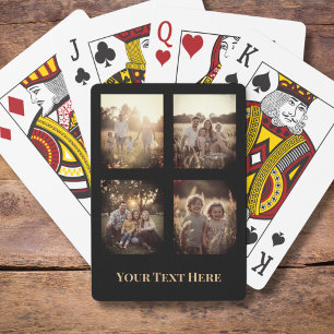Jeu De Cartes Cartes personnalisées de lecture de photos Idées c