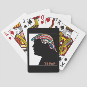 Jeu De Cartes Cartes psychédéliques de Donald Trump Combover