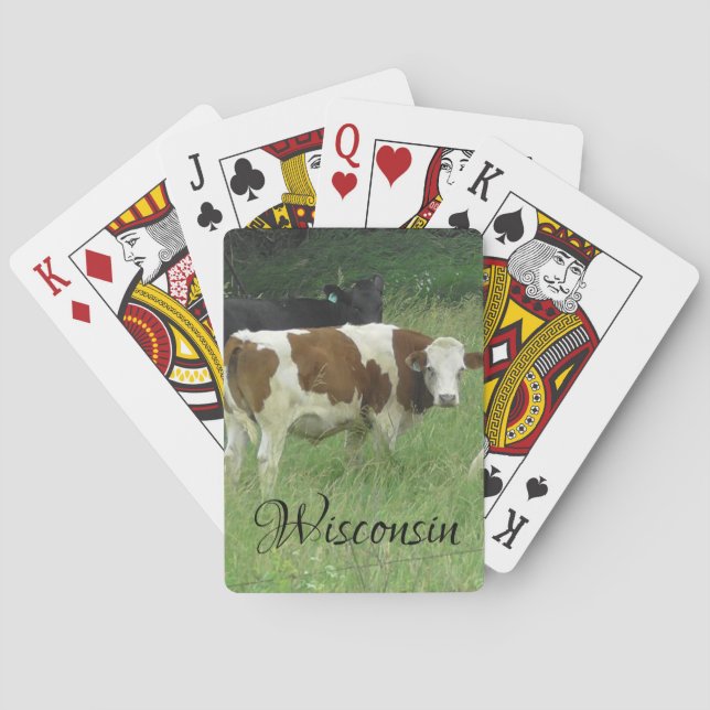 Jeu De Cartes Cartes souvenir Wisconsin (dos)