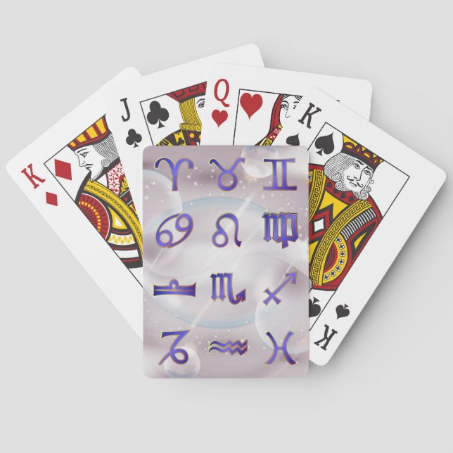 Jeu De Cartes Cartes Zodiac (dos)