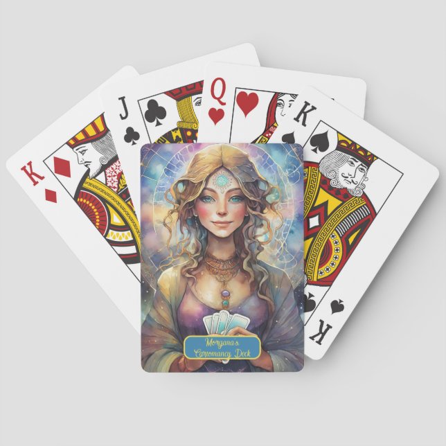 Jeu De Cartes Cartomancier Cartomance Signification de la vie De (dos)