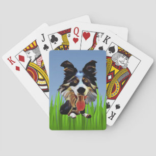 Jeu De Cartes Carton amusant Bordure Collie Deck de cartes