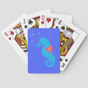 Jeu De Cartes Carton bleu Seahorse