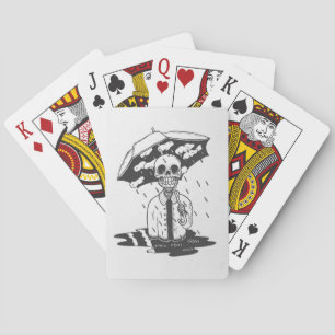 Jeu De Cartes Carton de carte d'art crâne
