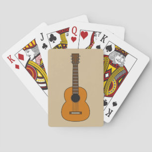 Jeu De Cartes Carton simple de guitare acoustique