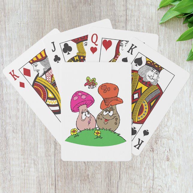 Jeu De Cartes Cartoon Champignons Jouer Aux Cartes (Créateur téléchargé)