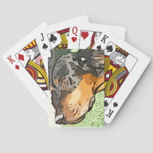 Jeu De Cartes Cartoon Gordon Setter Lecture Cartes