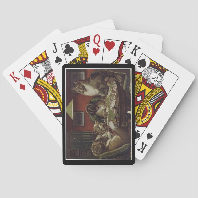 Jeu De Cartes Casino Poker Chiens Bicycle® Jouer (dos)