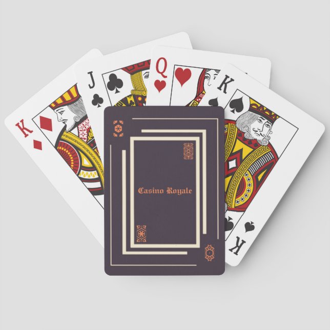 Jeu De Cartes Casino Royale Cartes de jeu (dos)