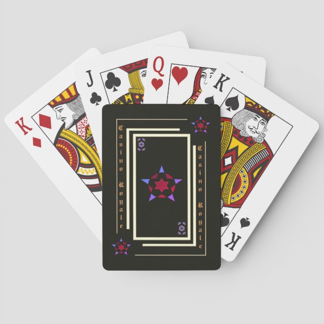 Jeu De Cartes Casino Royale Cartes de jeu (dos)